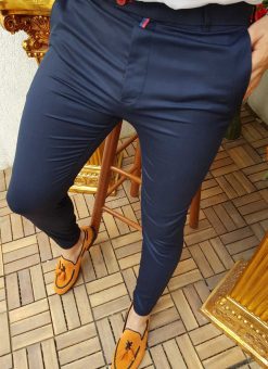 pantaloni guston bleumarin inchis 412